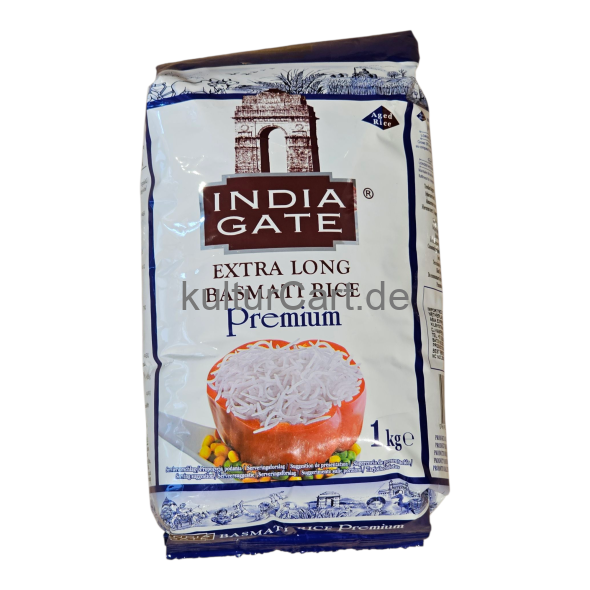India Gate Extra Long Basmati Rice Premium (1kg) - image 1 | Malaika afro international Markt | KulturCart