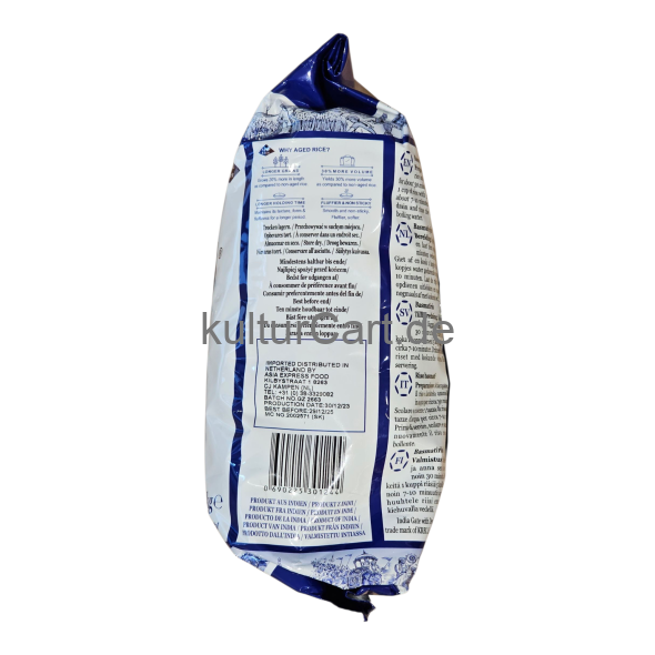 India Gate Extra Long Basmati Rice Premium (1kg) - image 3 | Malaika afro international Markt | KulturCart