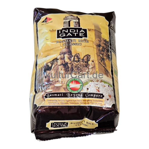 India Gate Basmati Rice Classic (1kg) - image 2 | Malaika afro international Markt | KulturCart