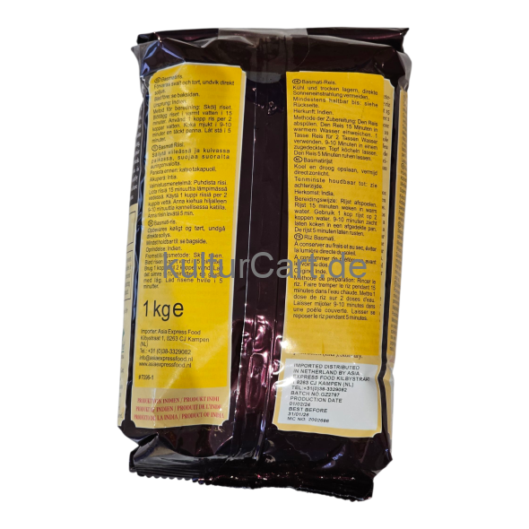 India Gate Basmati Rice Classic (1kg) - image 4 | Malaika afro international Markt | KulturCart