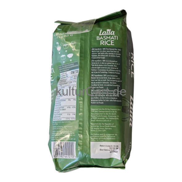 Laila Basmati Rice (1kg) - image 6 | Malaika afro international Markt | KulturCart