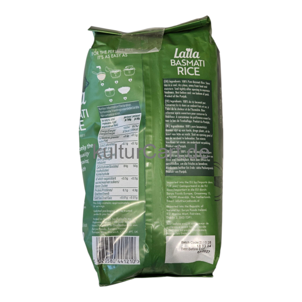Laila Basmati Rice (1kg) - image 7 | Malaika afro international Markt | KulturCart