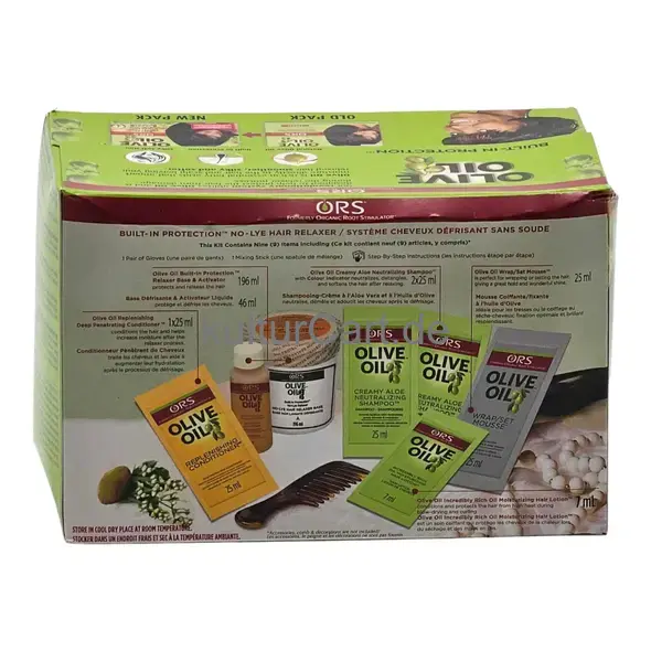 ORS OLIVE OIL No lye hair relaxer, Normal - image 4 | Momjays Afro Markt