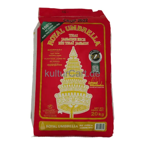 Royal umbrella thai jasmine rice (20kg) - image 2 | OMOWEST AFRO INTERCONTINENTAL SHOP | KulturCart