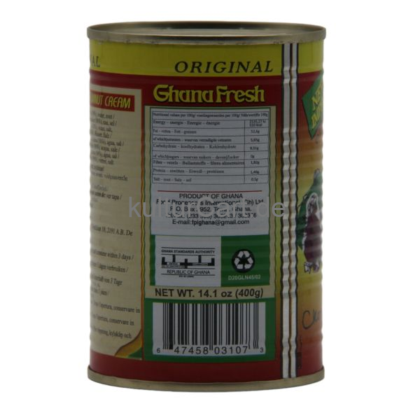 Ghana Fresh Palmnut Cream Concentrate Sauce Graine (400g) - image 6 | Afro Family Shop | KulturCart