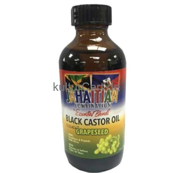 JAHAITIAN Black Castor oil Grapeseed 118ml - image 1 | Omowest Afro Intercontinental Shop | KulturCart