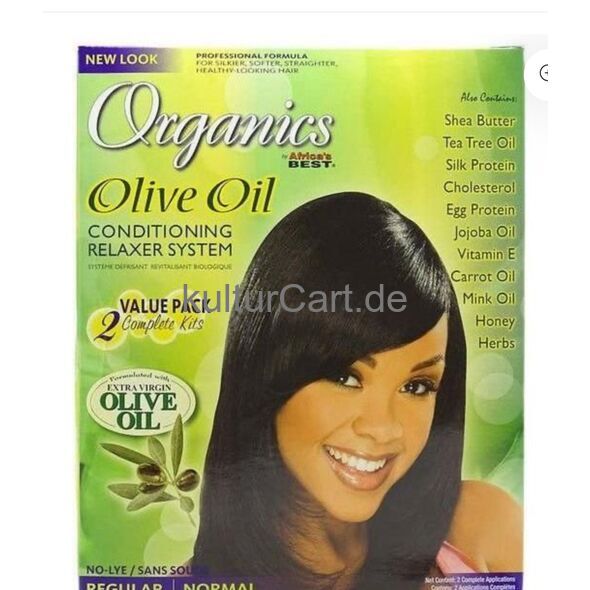 Africa's best olive oil relaxer 2 Value pack - image 1 | Omowest Afro Intercontinental Shop | KulturCart