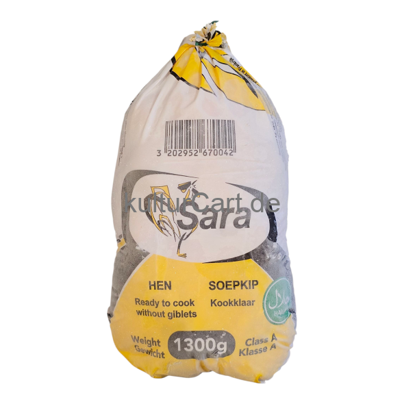 Sara Hen / Chicken / Ready to cook without giblets/ halal (1300g) - image 1 | Malaika afro international Markt | KulturCart
