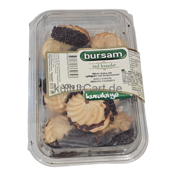 Bursam kurabiye Mürbe kekes mit Apfelgelee und Zuckerstreusel (300g) - image 2 | Malaika afro international Markt