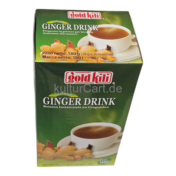 Gold Kili - Instant Ginger Drink (10x18g Sachets) (180g) - image 9 | Malaika afro international Markt | KulturCart