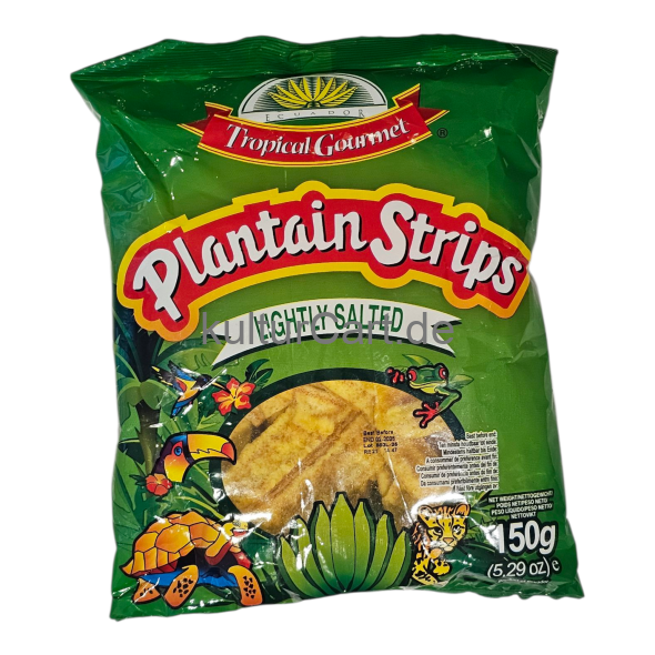 Tropical Gourmet Plantain Strips Lightly Salted (150g) - image 9 | Malaika afro international Markt | KulturCart