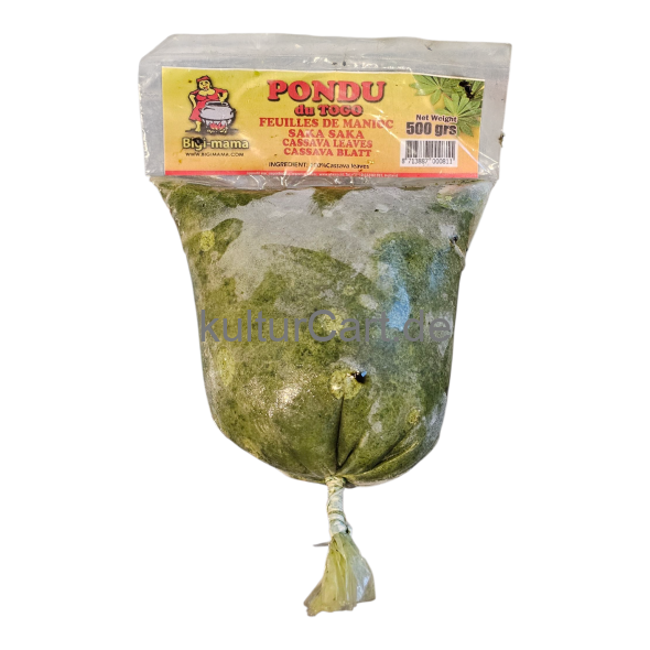Bigi Mama - Pondu/Cassava Leaves (Togo), 500g - image 2 | Malaika afro international Markt | KulturCart