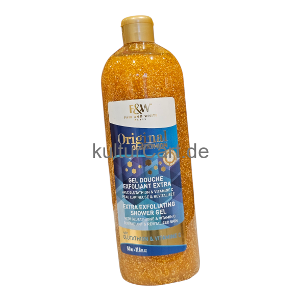 F&W Original glutathion extra exfoliating shower gel with glutathione & vitamin c for radiant & revitalised skin (940ML) - image 2 | Malaika afro international Markt | KulturCart