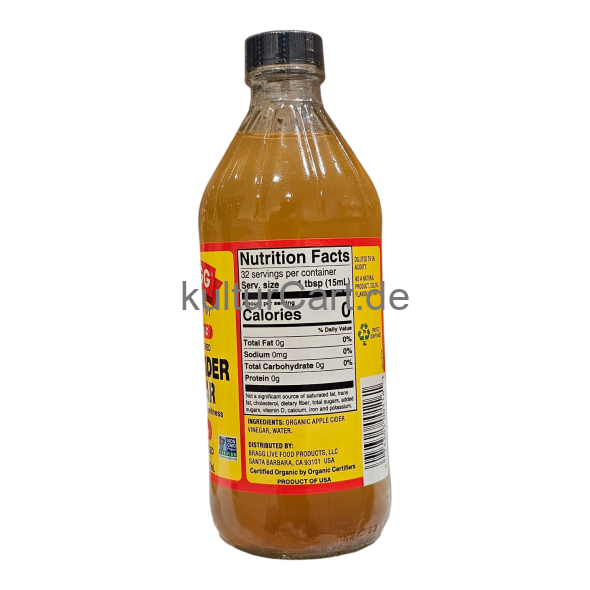 Bragg Original Apple cider Vineger (473ml) - image 3 | Malaika afro international Markt | KulturCart