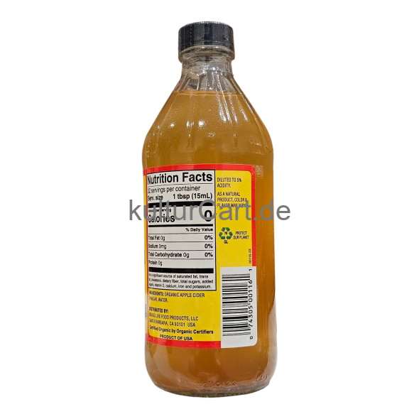 Bragg Original Apple cider Vineger (473ml) - image 4 | Malaika afro international Markt | KulturCart