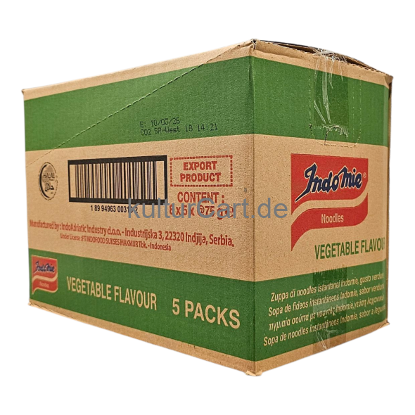 Indomie Noodles Vegetable Flavour (carton) (8 x 5 x 75g) (3000g) - image 2 | Malaika afro international Markt | KulturCart