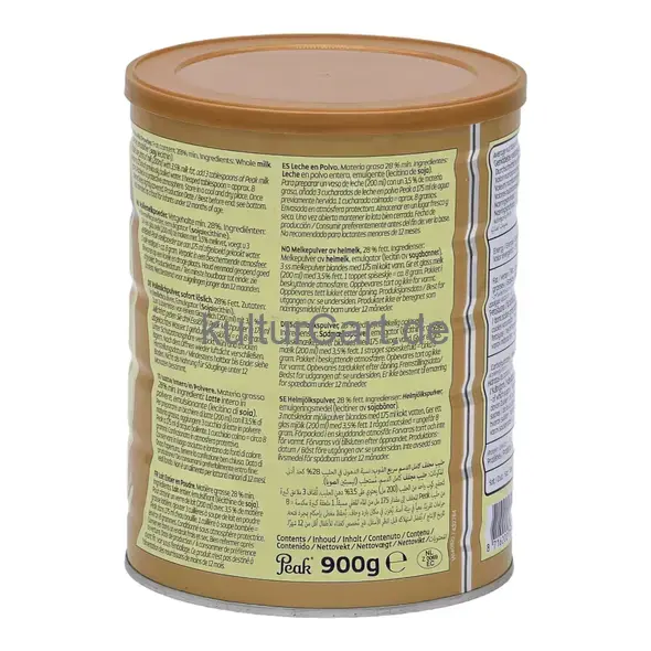 Peak instant whole milk powder (900g) - image 5 | OMOWEST AFRO INTERCONTINENTAL SHOP