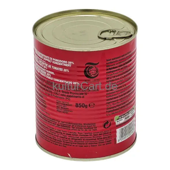 De rica doppio concentrato di pomodoro (850g) - image 4 | OMOWEST AFRO INTERCONTINENTAL SHOP