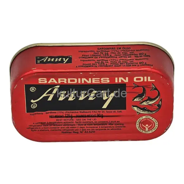 Anny sardines (125g) - image 3 | OMOWEST AFRO INTERCONTINENTAL SHOP
