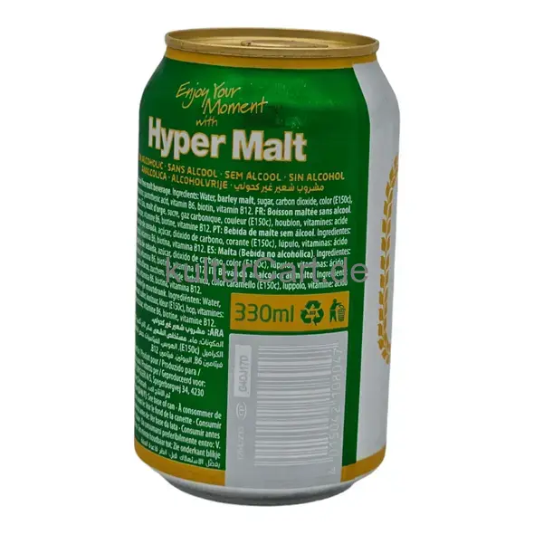 Hyper malt non alcoholic malt drink (330ml) - image 8 | OMOWEST AFRO INTERCONTINENTAL SHOP | KulturCart