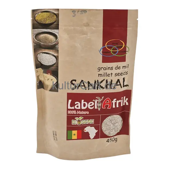 Label afrik 100% nature sankhal millet seeds (500g) - image 1 | OMOWEST AFRO INTERCONTINENTAL SHOP | KulturCart