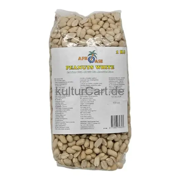 Afroase Peanuts White (Erdnusse Weiss) (1kg) - image 1 | Momjays Afro Markt