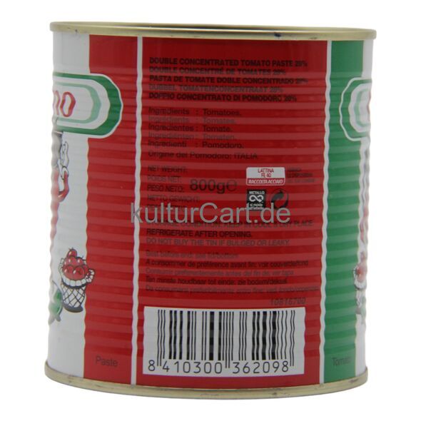 Gino Tomato Paste (800g) - image 2 | Afro Family Shop