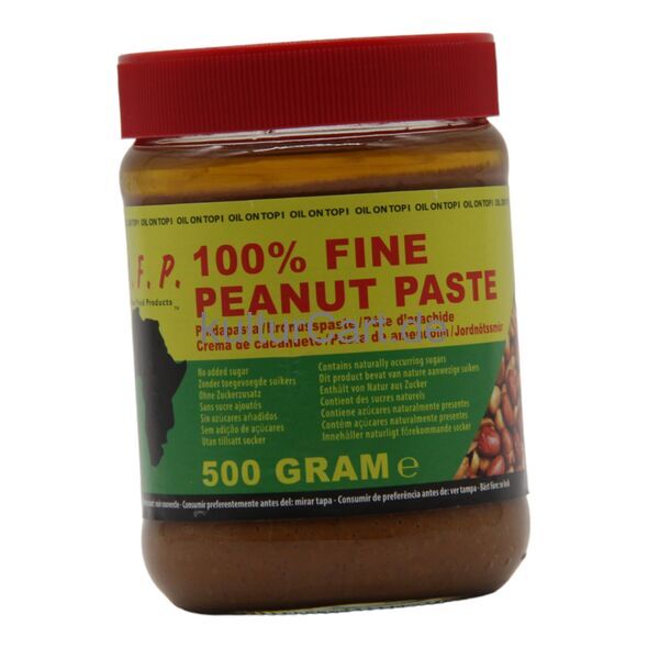 A.F.P 100% Fine Peanut Paste (500g) - image 2 | Afro Family Shop | KulturCart