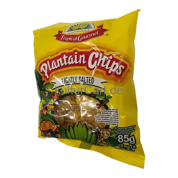 Tropical gourmet plantain chips lightly salted (85g) - image 3 | OMOWEST AFRO INTERCONTINENTAL SHOP | KulturCart