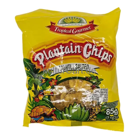 Tropical gourmet plantain chips lightly salted (85g) - image 5 | OMOWEST AFRO INTERCONTINENTAL SHOP | KulturCart