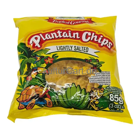 Tropical gourmet plantain chips lightly salted (85g) - image 6 | OMOWEST AFRO INTERCONTINENTAL SHOP | KulturCart
