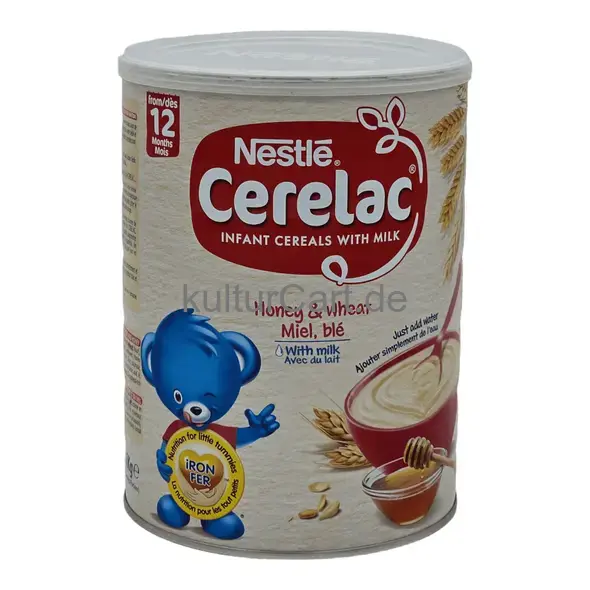 Nestle cerelac infant cereals with milk honey & wheat miel, ble (1kg) - image 1 | OMOWEST AFRO INTERCONTINENTAL SHOP