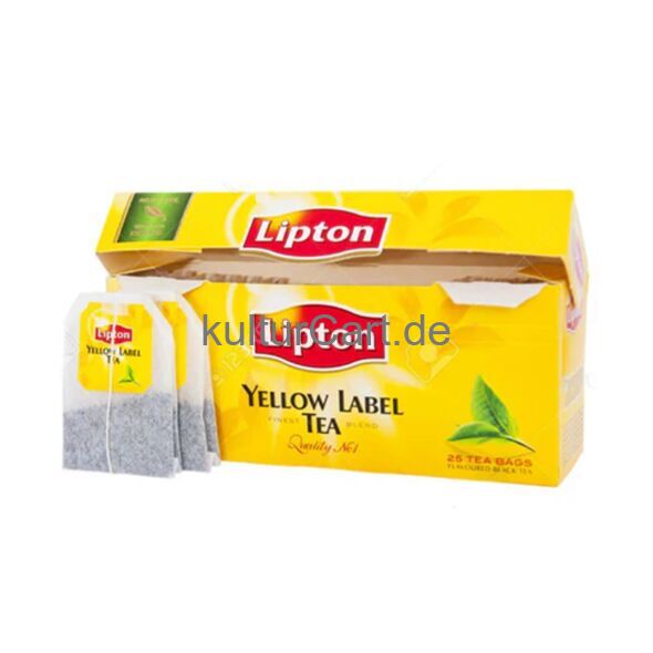 Lipton yelow label tea bags 100g - image 1 | Omowest Afro Intercontinental Shop | KulturCart