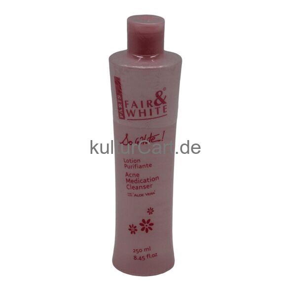 Fair & White Acne Medication Cleanser Lotion (250ml) - image 3 | Afro Family Shop | KulturCart