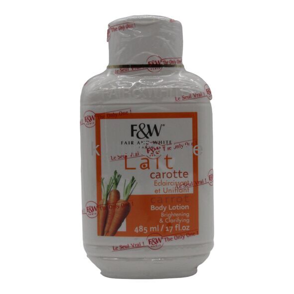 Fair & White Carrot Body Lotion (485ml) - image 1 | Afro Family Shop | KulturCart