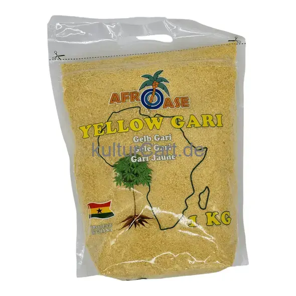 Afroase yellow gari (1kg) - image 2 | OMOWEST AFRO INTERCONTINENTAL SHOP | KulturCart