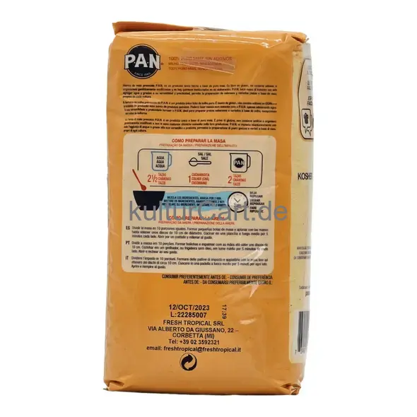 Pan harina de maiz (1kg) - image 6 | OMOWEST AFRO INTERCONTINENTAL SHOP | KulturCart