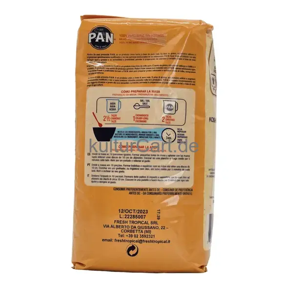 Pan harina de maiz (1kg) - image 7 | OMOWEST AFRO INTERCONTINENTAL SHOP | KulturCart