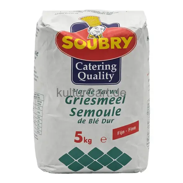 Soubry catering quality durum wheat semolina (5kg) - image 14 | OMOWEST AFRO INTERCONTINENTAL SHOP