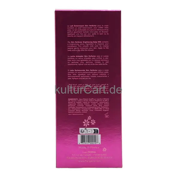 Paris Fair & White So White Lait Skin Perfector Brightening and Moisturizing Body Milk (500ml) - image 11 | Afro Family Shop | KulturCart
