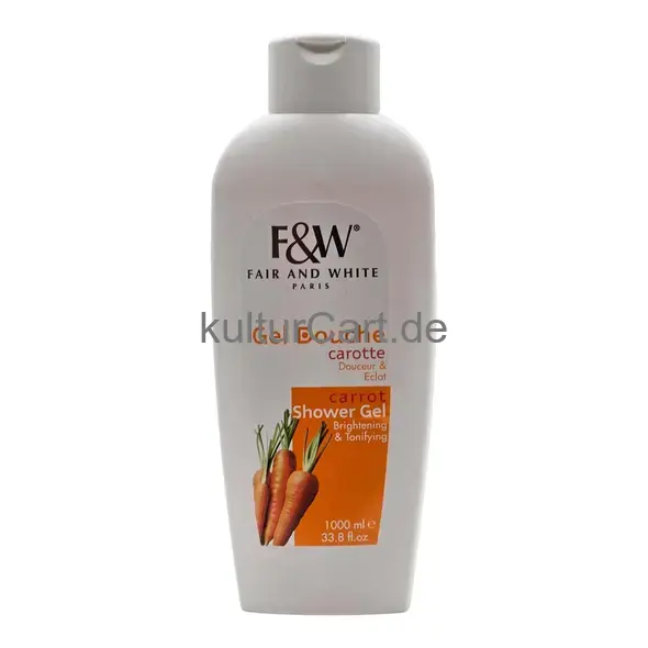 F&W Gel Douche Carrot Shower Gel (1000ml) - image 1 | Afro Family Shop