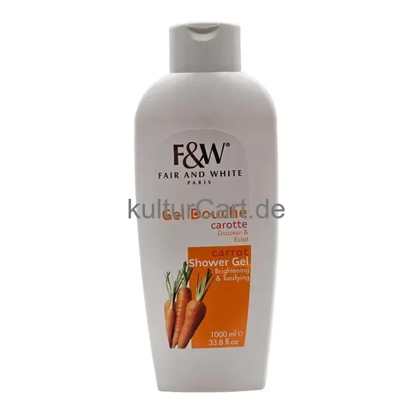 F&W Gel Douche Carrot Shower Gel (1000ml) - image 2 | Afro Family Shop