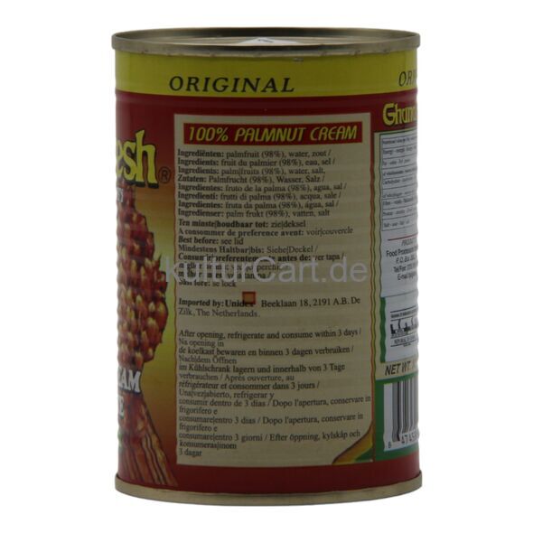 Ghana Fresh Palmnut Cream Concentrate Sauce Graine (400g) - image 4 | Afro Family Shop