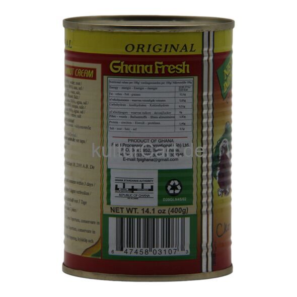 Ghana Fresh Palmnut Cream Concentrate Sauce Graine (400g) - image 5 | Afro Family Shop