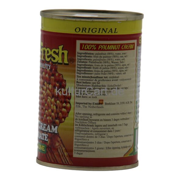 Ghana Fresh Palmnut Cream Concentrate Sauce Graine (400g) - image 7 | Afro Family Shop