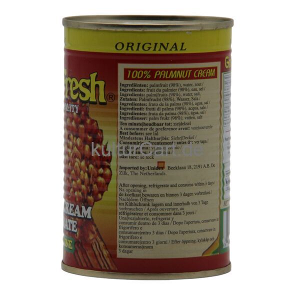 Ghana Fresh Palmnut Cream Concentrate Sauce Graine (400g) - image 8 | Afro Family Shop