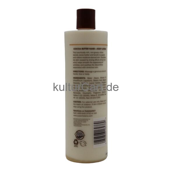 Queen Helene Cocoa Butter Hand + Body Lotion (454g) - image 3 | Afro Family Shop | KulturCart