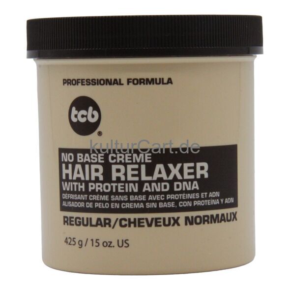 TCB No Base Creme Hair Relaxer With Protein and DNA Regular (425g) - image 1 | Afro Family Shop
