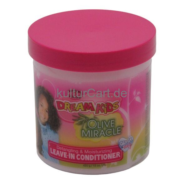 Dream Kids Olive Miracle Detangling & Moisturizing Leave-in Conditioner (425g) - image 5 | Afro Family Shop
