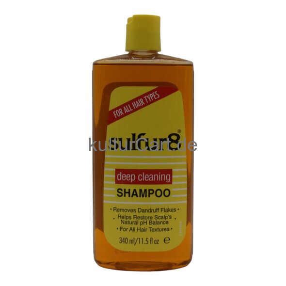 Sulfur8 Deep Cleaning Shampoo (340g) - image 1 | Afro Family Shop